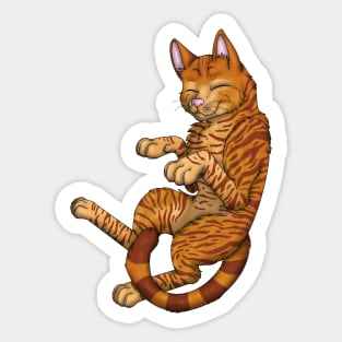 Ginger Tabby Shorthair Sticker